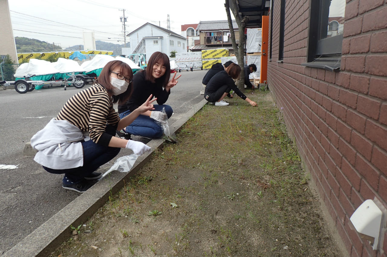 4月敷地外清掃「掃除が企業にもたらす効用とは？」