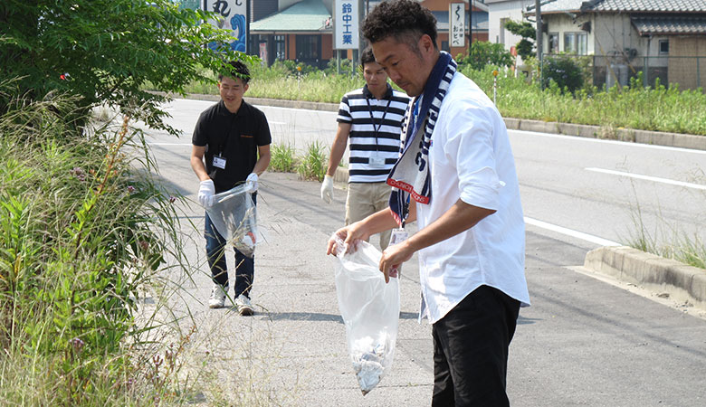 【6月】敷地外清掃