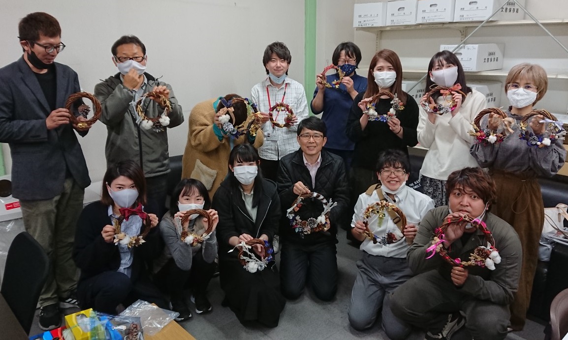 クリスマスリースを作る会