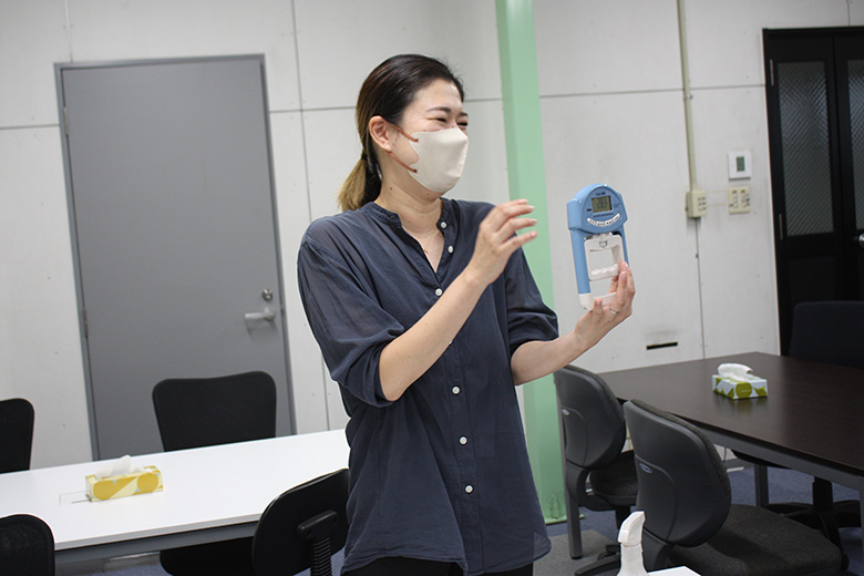 体力測定 握力測定2
