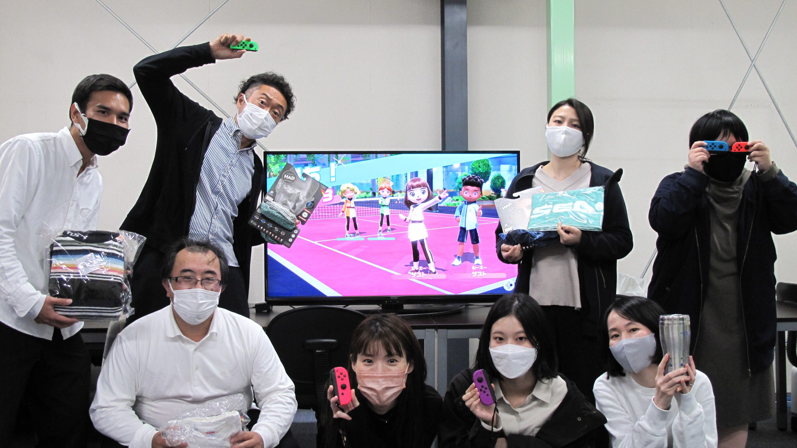 社員交流員会イベント　ニンテンドースイッチをやってみよう。
