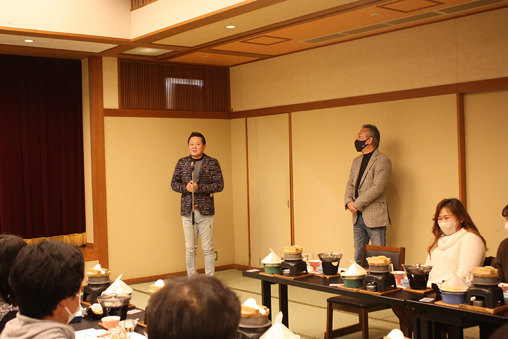 2022年忘年会 社長挨拶